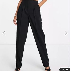 ASOS DESIGN NWT Tall Soft Slouchy Mom Pants in Black